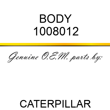 BODY 1008012