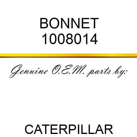 BONNET 1008014