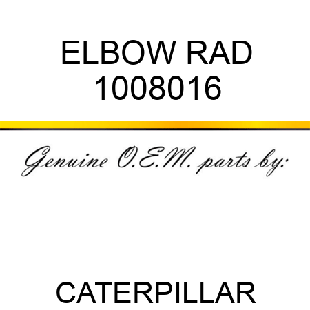 ELBOW RAD 1008016