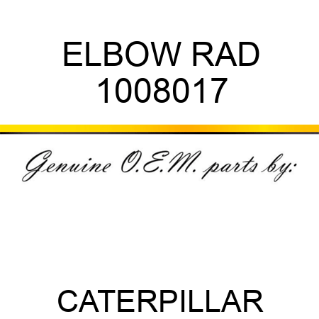 ELBOW RAD 1008017