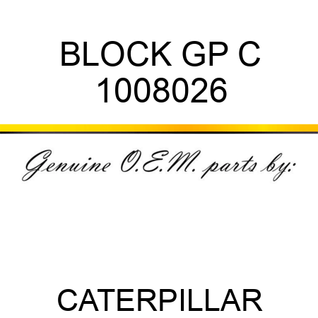 BLOCK GP C 1008026