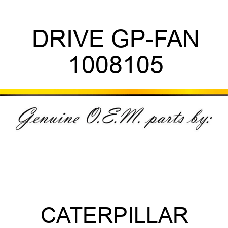 DRIVE GP-FAN 1008105