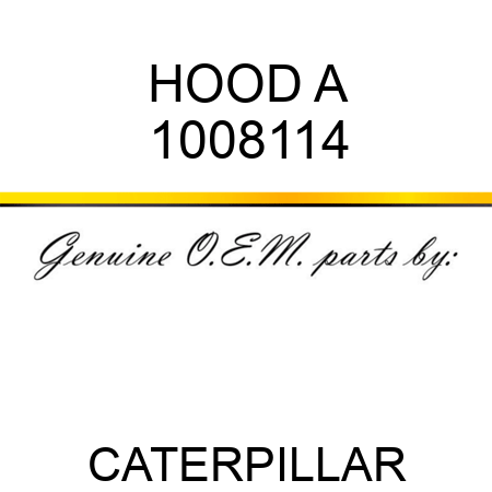 HOOD A 1008114