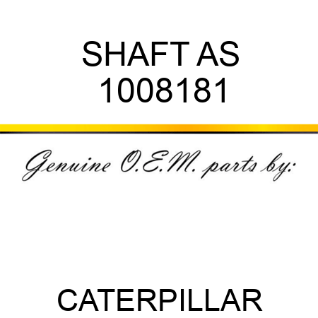 SHAFT AS 1008181