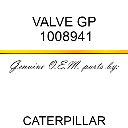 VALVE GP 1008941