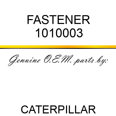 FASTENER 1010003