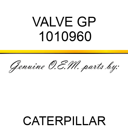 VALVE GP 1010960