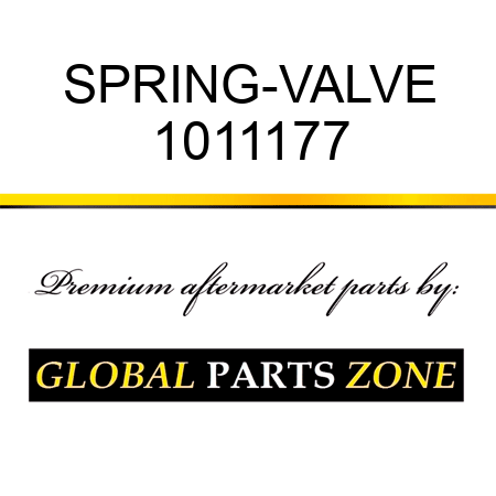 SPRING-VALVE 1011177