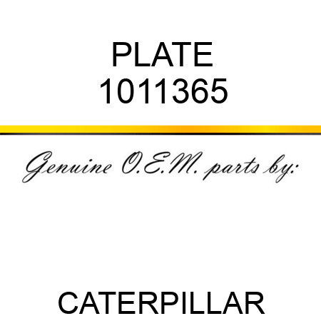 PLATE 1011365