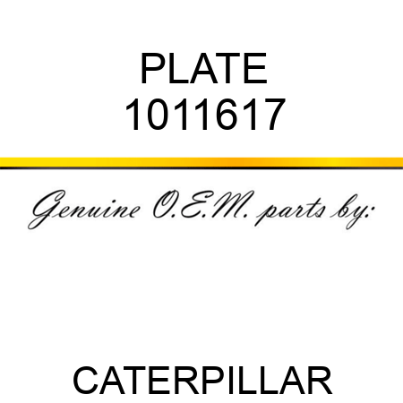 PLATE 1011617