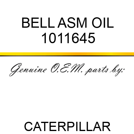 BELL ASM OIL 1011645
