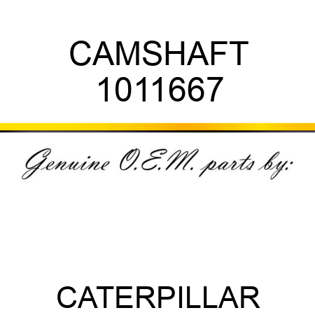 CAMSHAFT 1011667