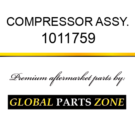 COMPRESSOR ASSY. 1011759
