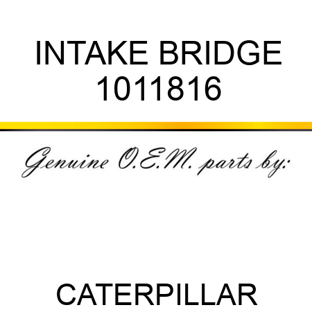 INTAKE BRIDGE 1011816