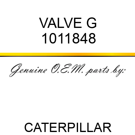 VALVE G 1011848