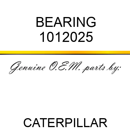 BEARING 1012025