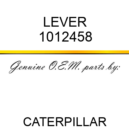 LEVER 1012458