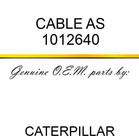 CABLE AS 1012640