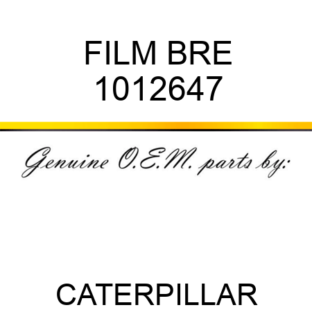 FILM BRE 1012647