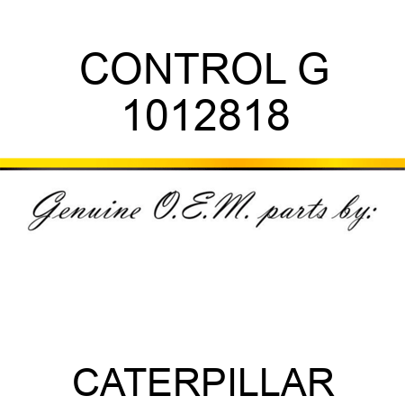 CONTROL G 1012818