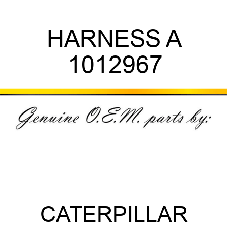 HARNESS A 1012967