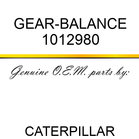 GEAR-BALANCE 1012980