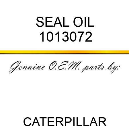 SEAL OIL 1013072