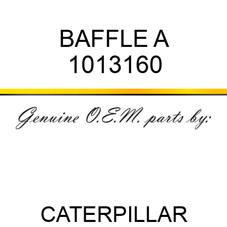 BAFFLE A 1013160