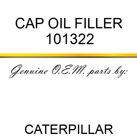 CAP OIL FILLER 101322