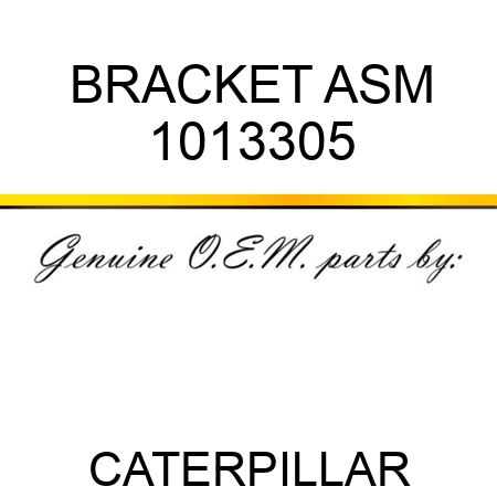 BRACKET ASM 1013305