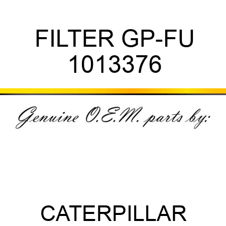FILTER GP-FU 1013376