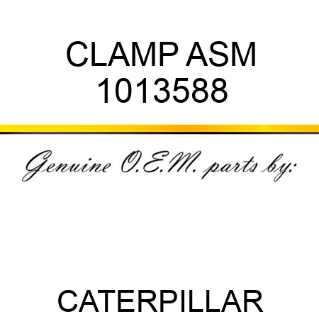 CLAMP ASM 1013588