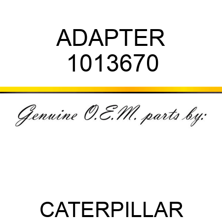 ADAPTER 1013670