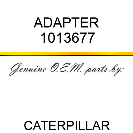 ADAPTER 1013677