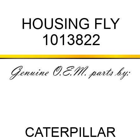 HOUSING FLY 1013822