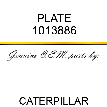 PLATE 1013886