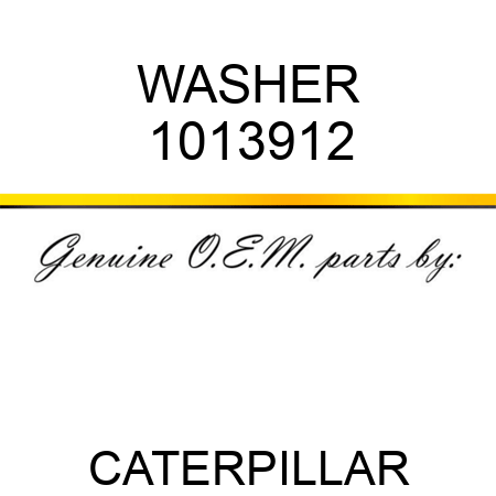 WASHER 1013912