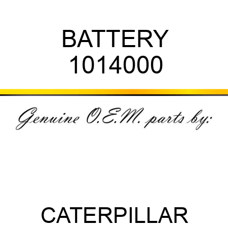 BATTERY 1014000