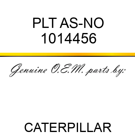 PLT AS-NO 1014456