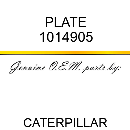 PLATE 1014905