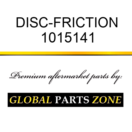 DISC-FRICTION 1015141