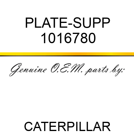 PLATE-SUPP 1016780