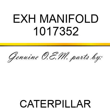 EXH MANIFOLD 1017352