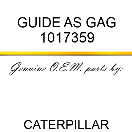 GUIDE AS GAG 1017359