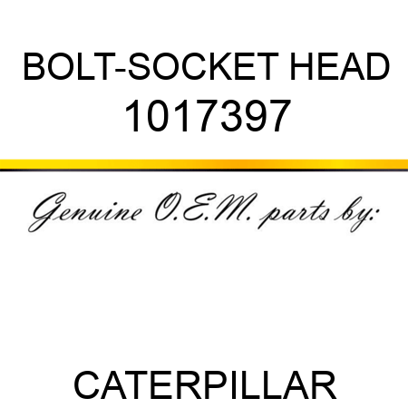 BOLT-SOCKET HEAD 1017397