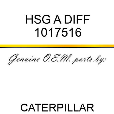 HSG A DIFF 1017516