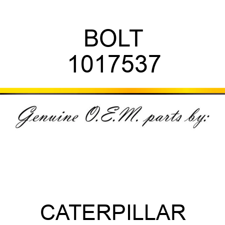 BOLT 1017537