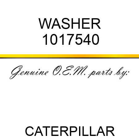 WASHER 1017540