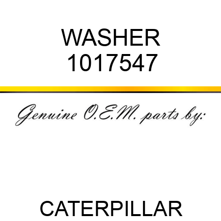 WASHER 1017547
