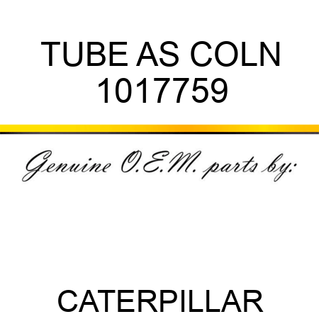 TUBE AS COLN 1017759